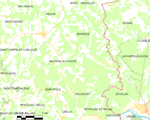 Map commune FR insee code 24516